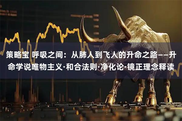 策略宝 呼吸之间：从肺人到飞人的升命之路——升命学说唯物主义·和合法则·净化论·镜正理念释读
