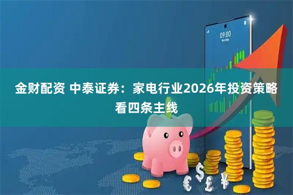 金财配资 中泰证券：家电行业2026年投资策略看四条主线